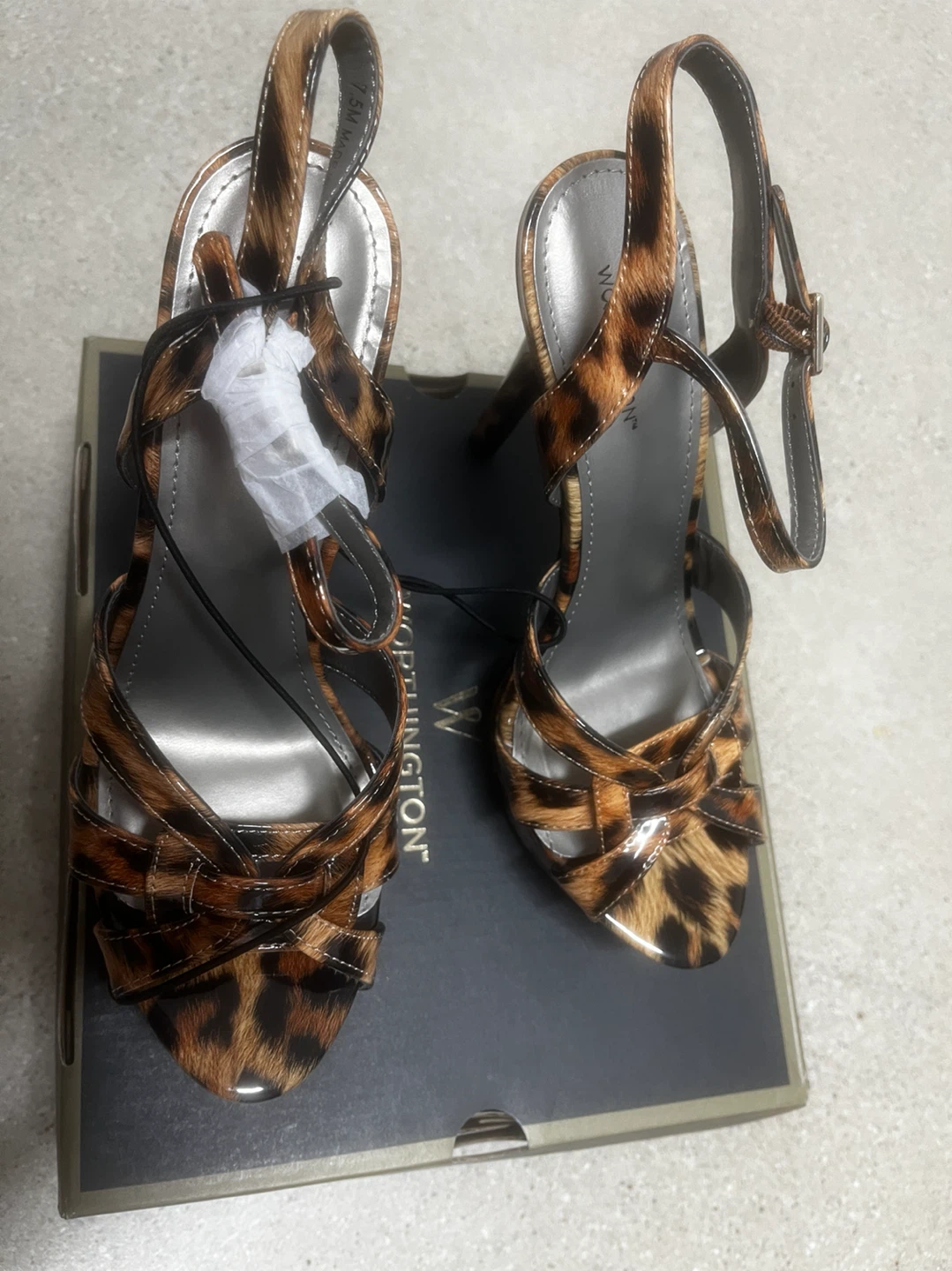 Worthington Leopard Print Heels Size 7.5
