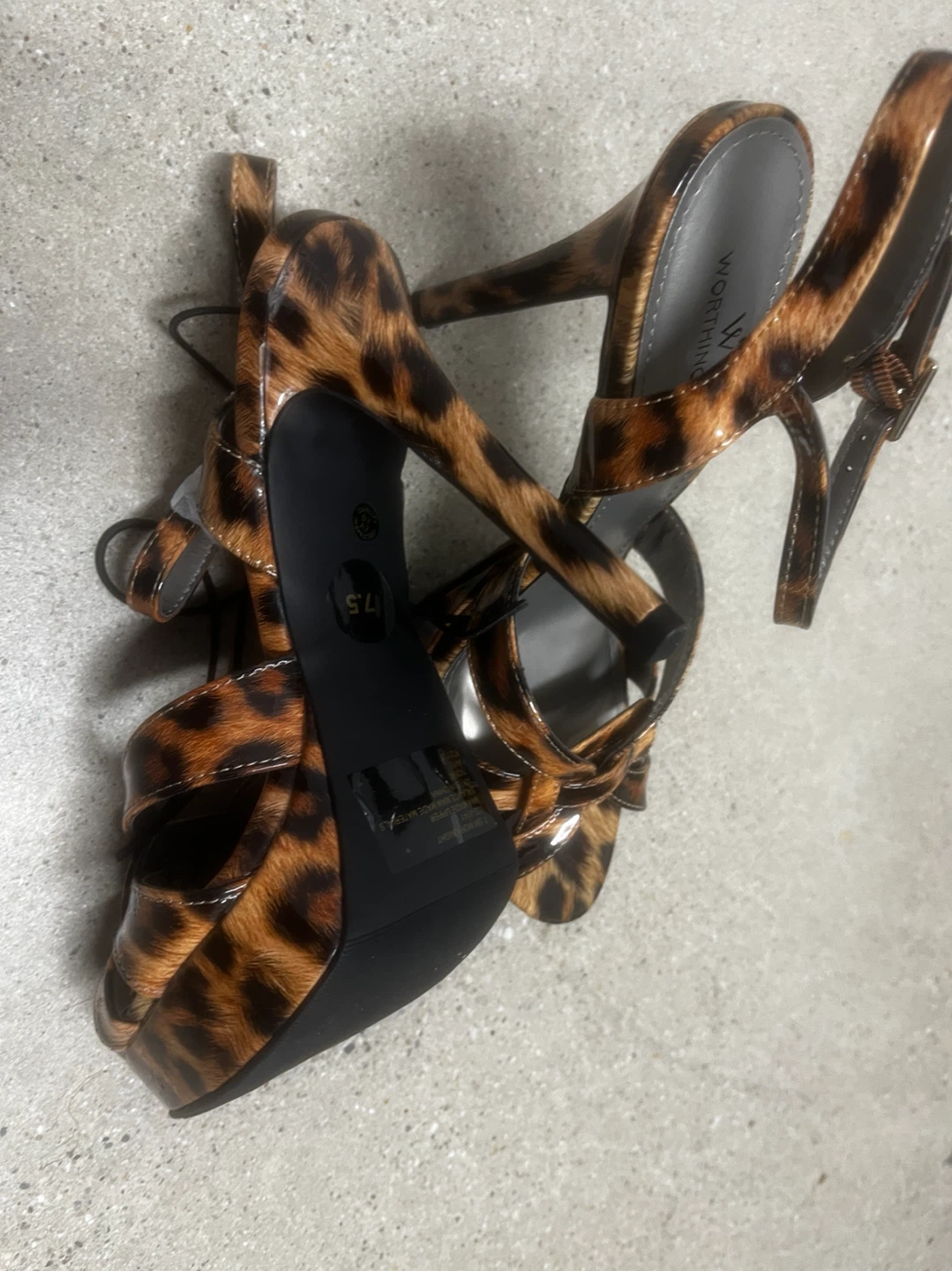 Worthington Leopard Print Heels Size 7.5 - photo 2