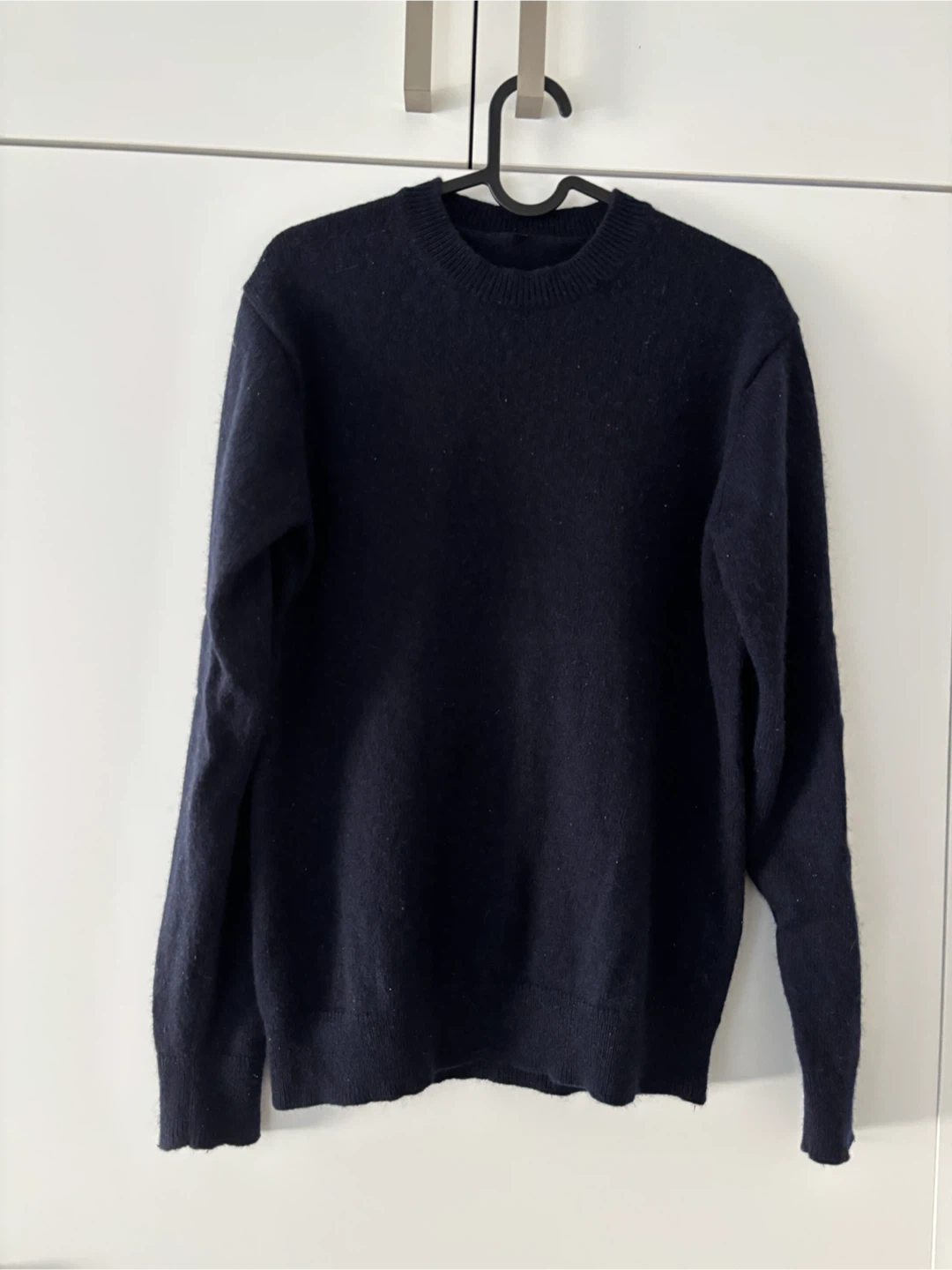 Muji Men’s Navy Wool Crew Neck Sweater Size Small - photo 2