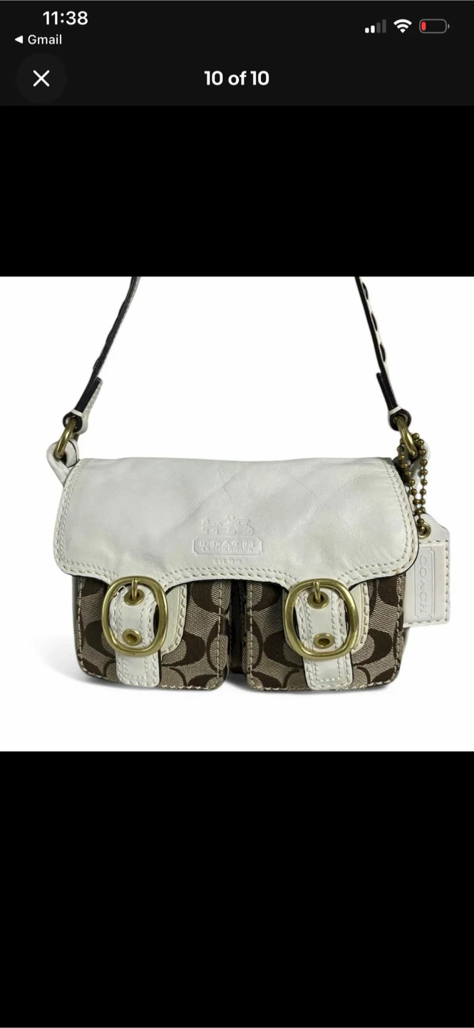 Coach Signature Buckle Small Shoulder Bag - photo 2