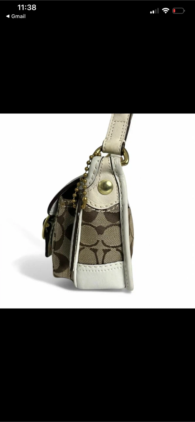 Coach Signature Buckle Small Shoulder Bag - photo 4