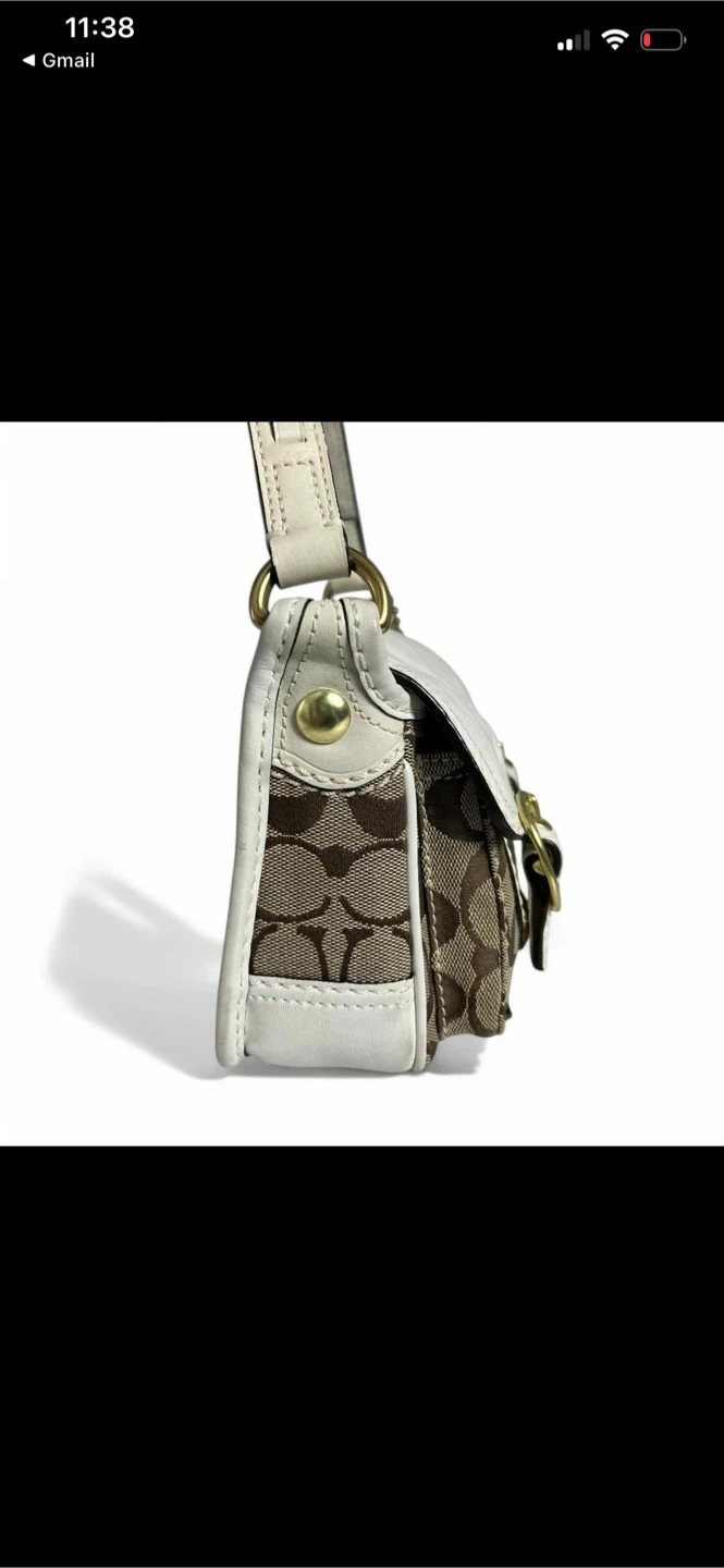 Coach Signature Buckle Small Shoulder Bag - photo 5