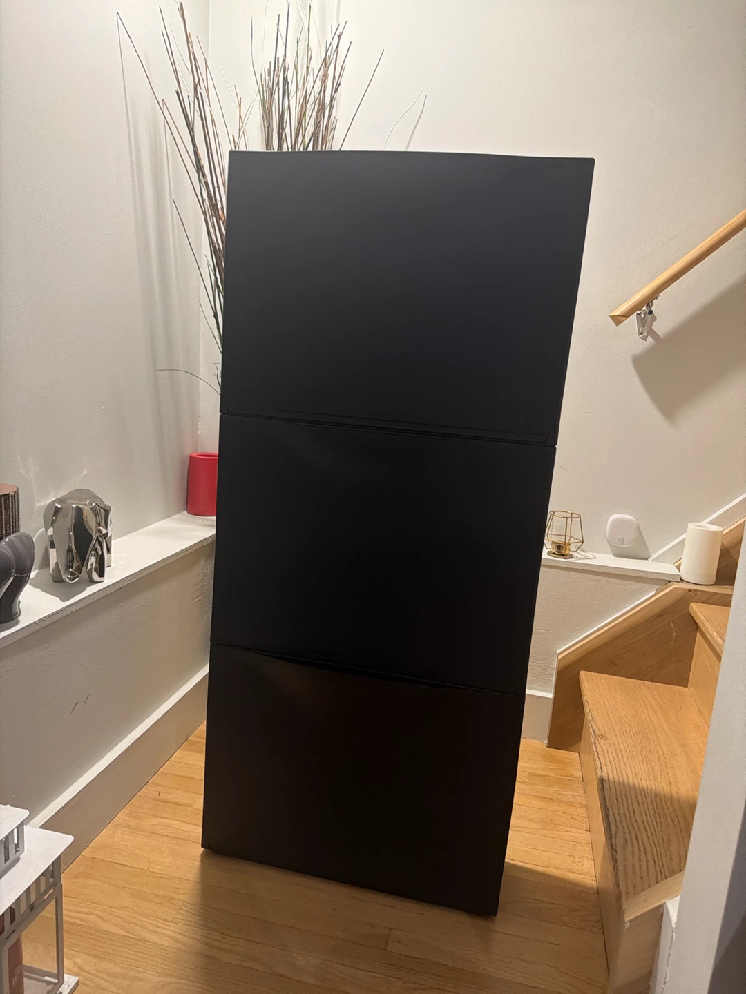 IKEA TRONES Shoe Storage Cabinets - Black