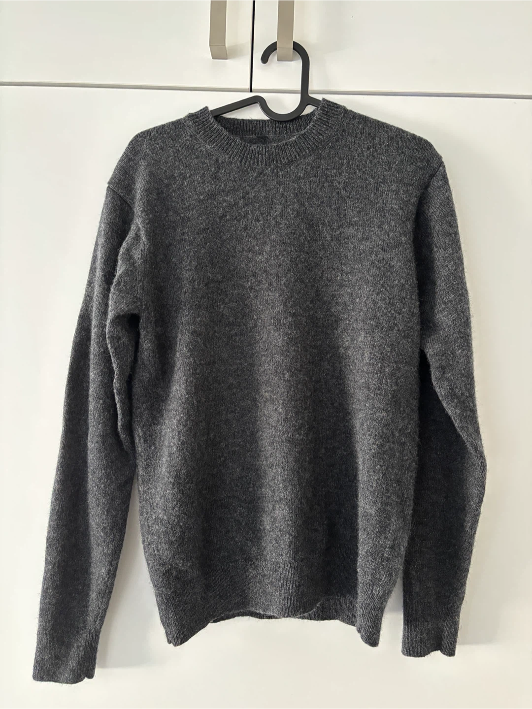Muji Men’s Dark Grey Wool Crewneck Sweater Size Small