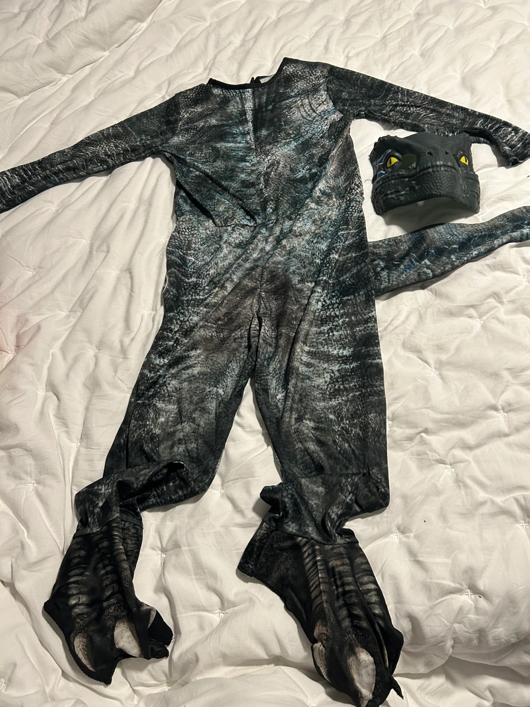 Jurassic World Raptor Costume and Mask