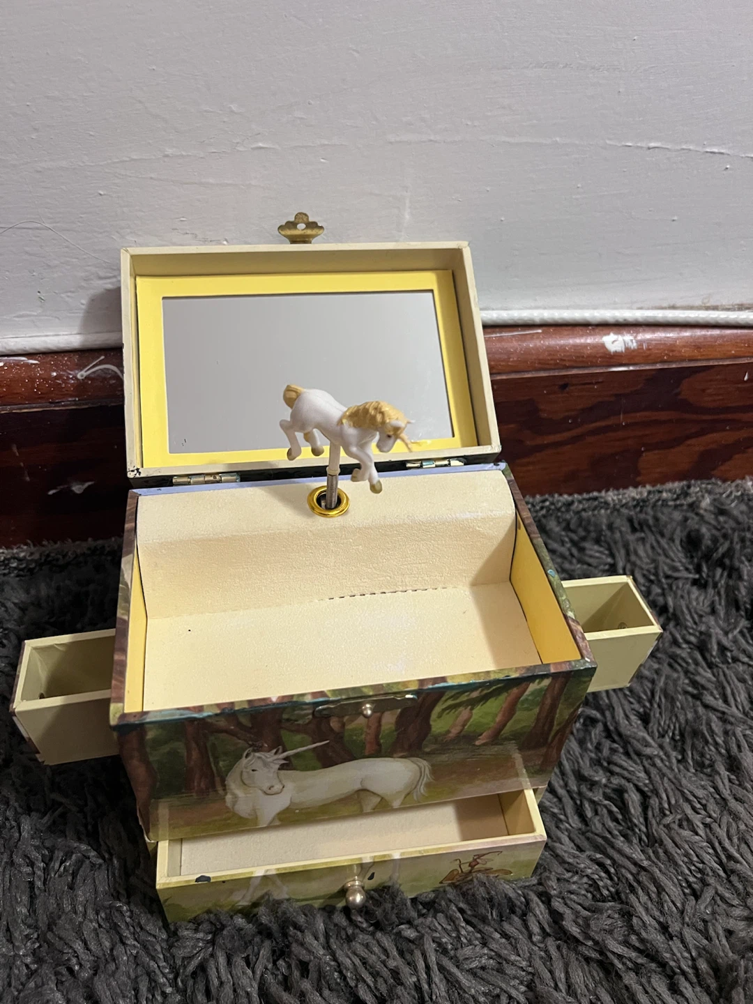 Unicorn Musical Jewelry Box