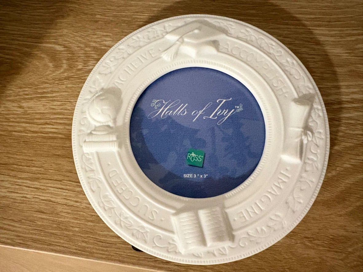 Children school Round academic Picture Frame