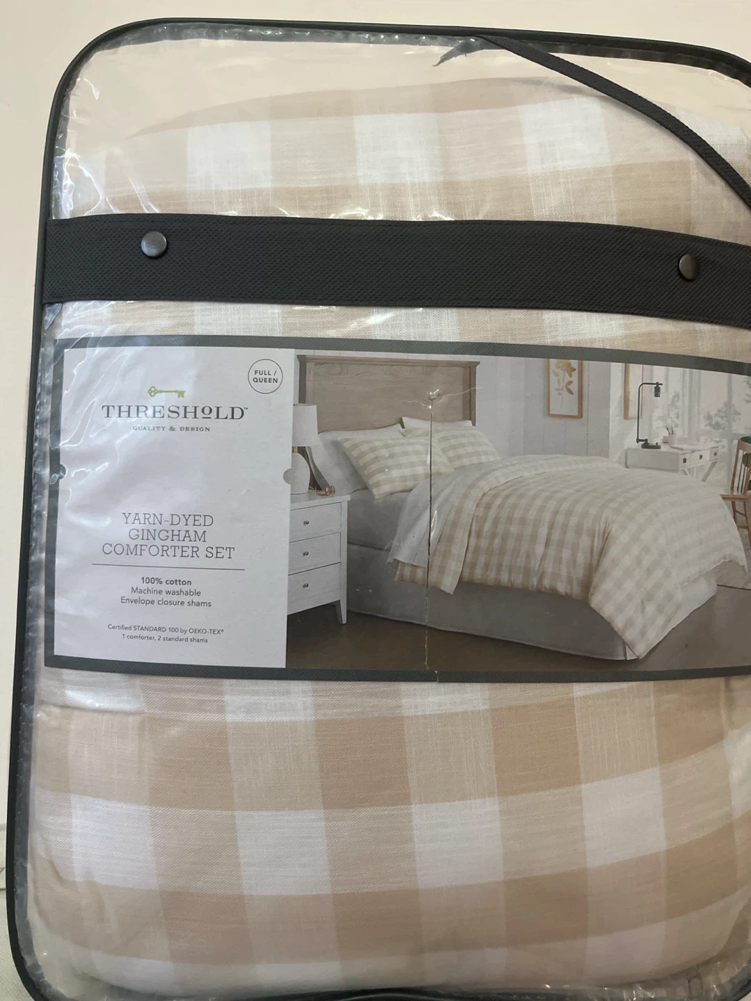 Threshold Yarn-Dyed Gingham Comforter Set - photo 2