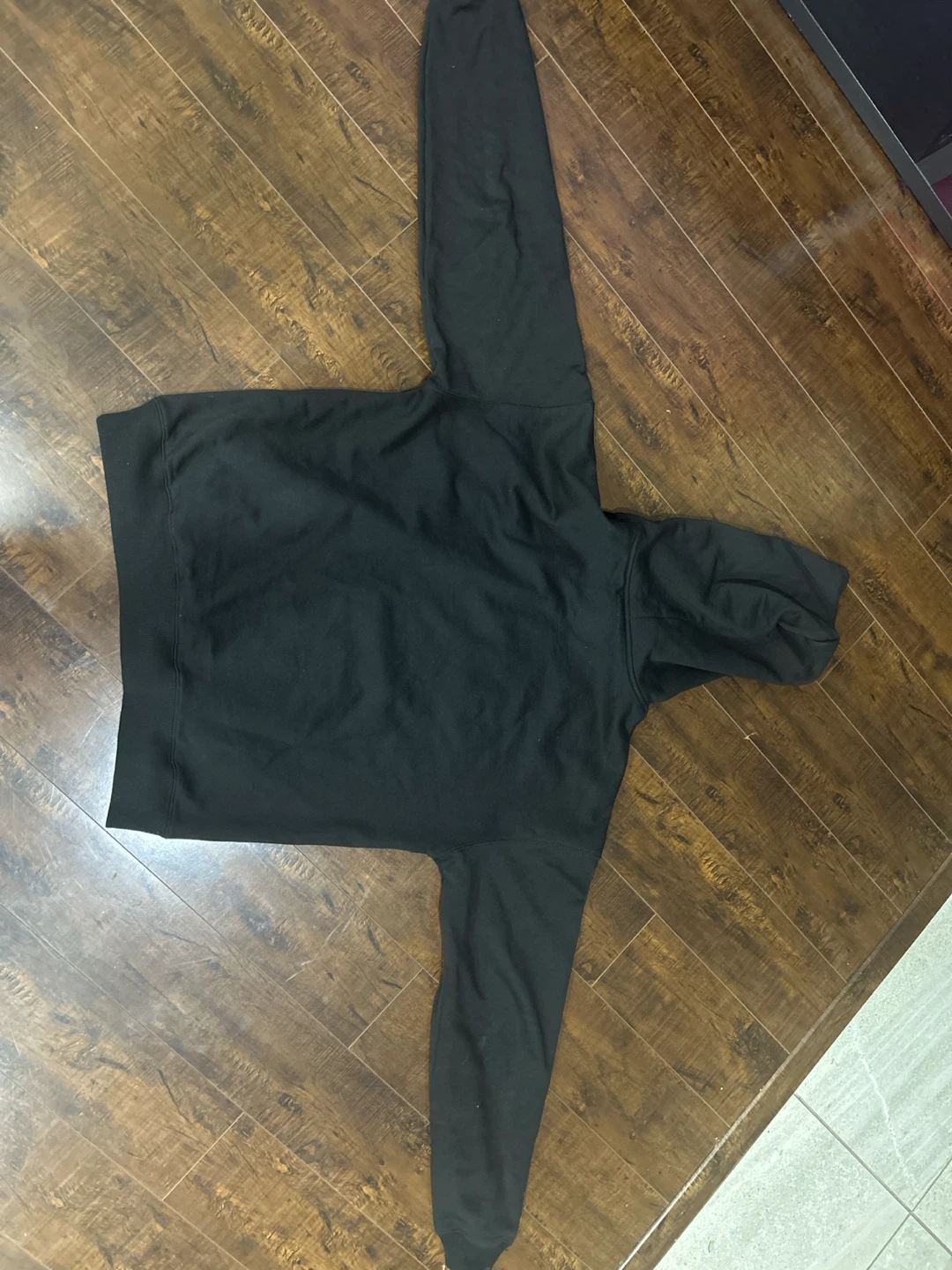 Sp5der Black Rhinestone Web Hoodie - photo 5