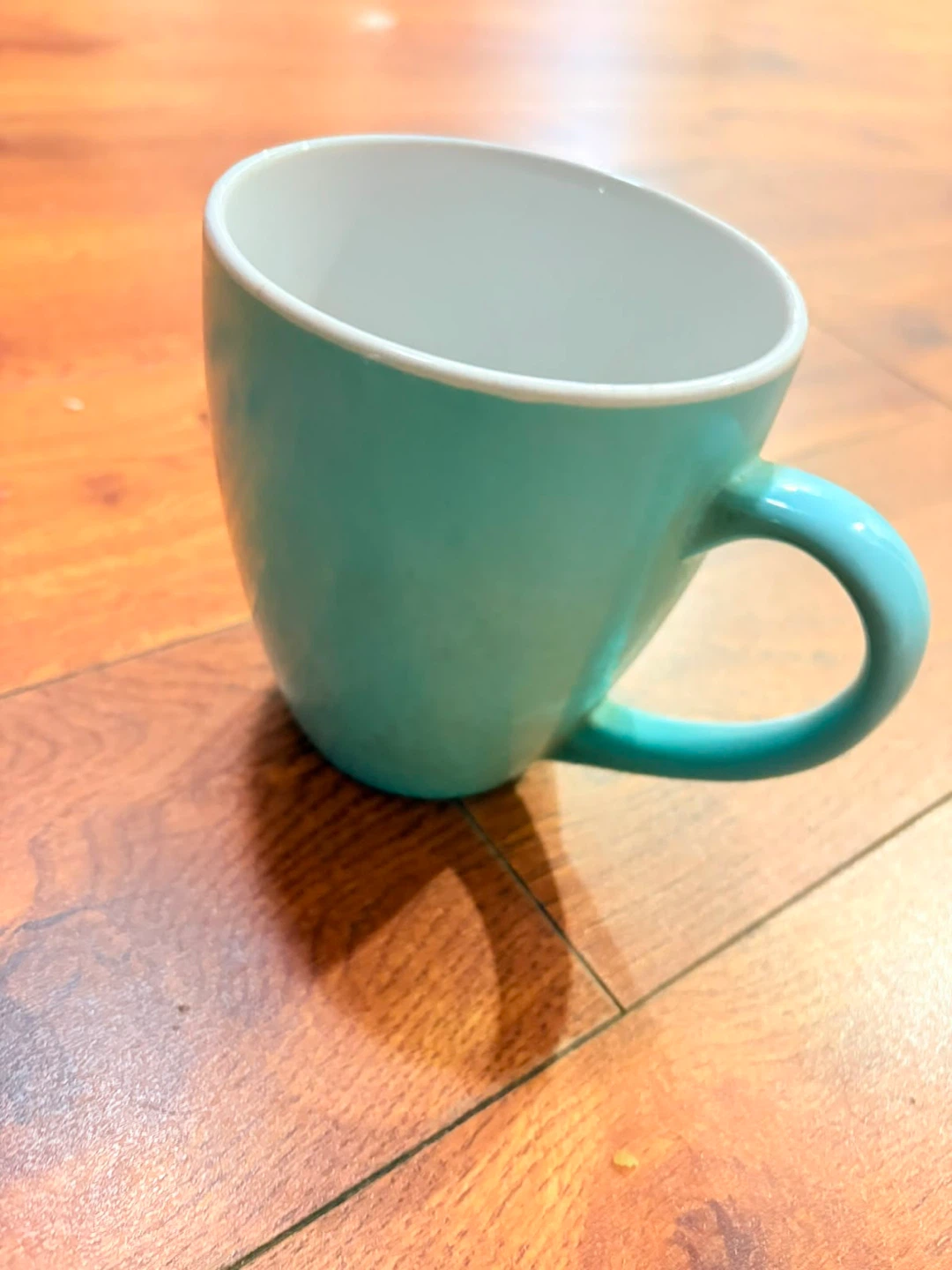 Light blue ceramic coffee mug - photo 3
