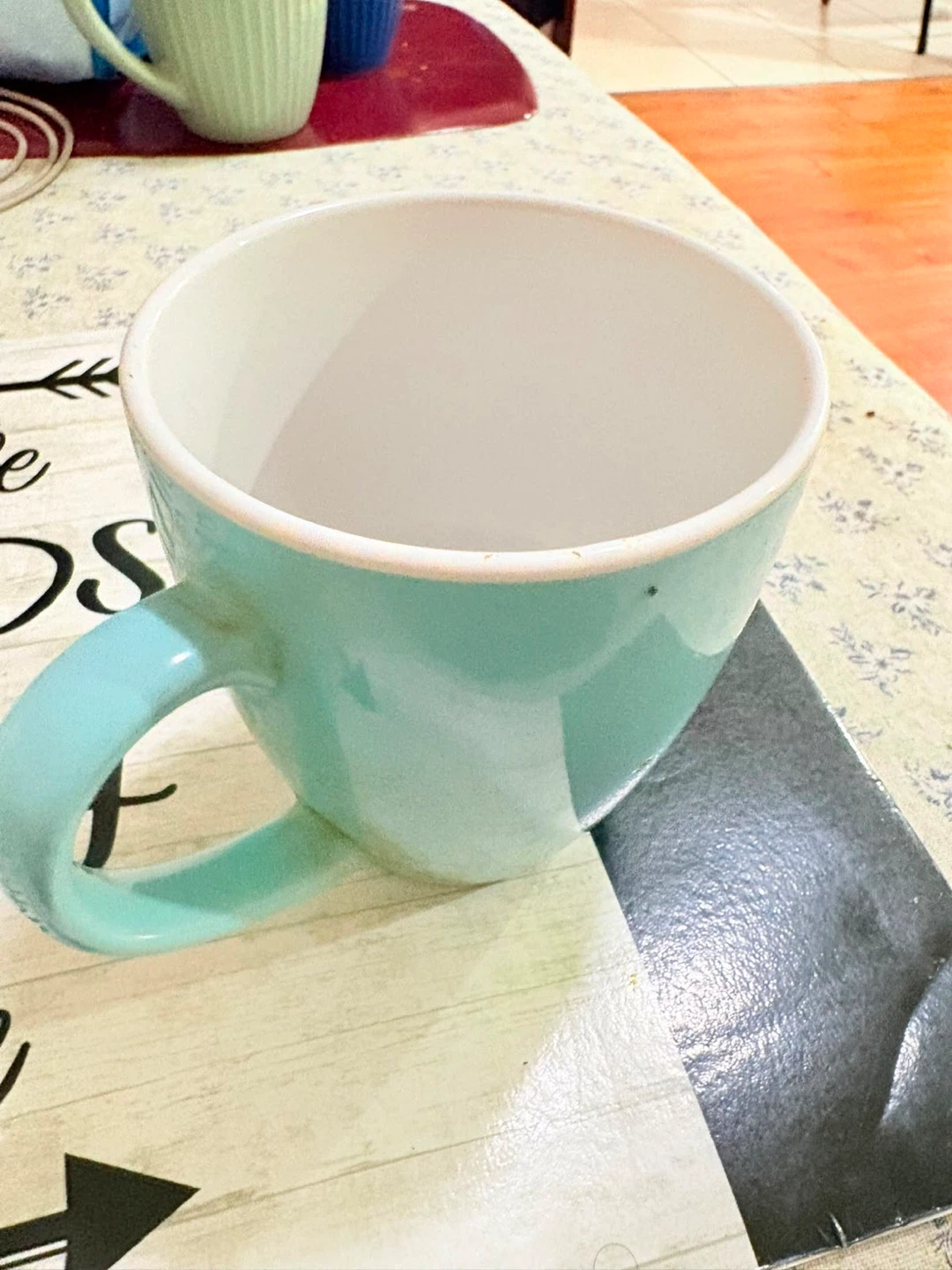 Light blue ceramic coffee mug - photo 4