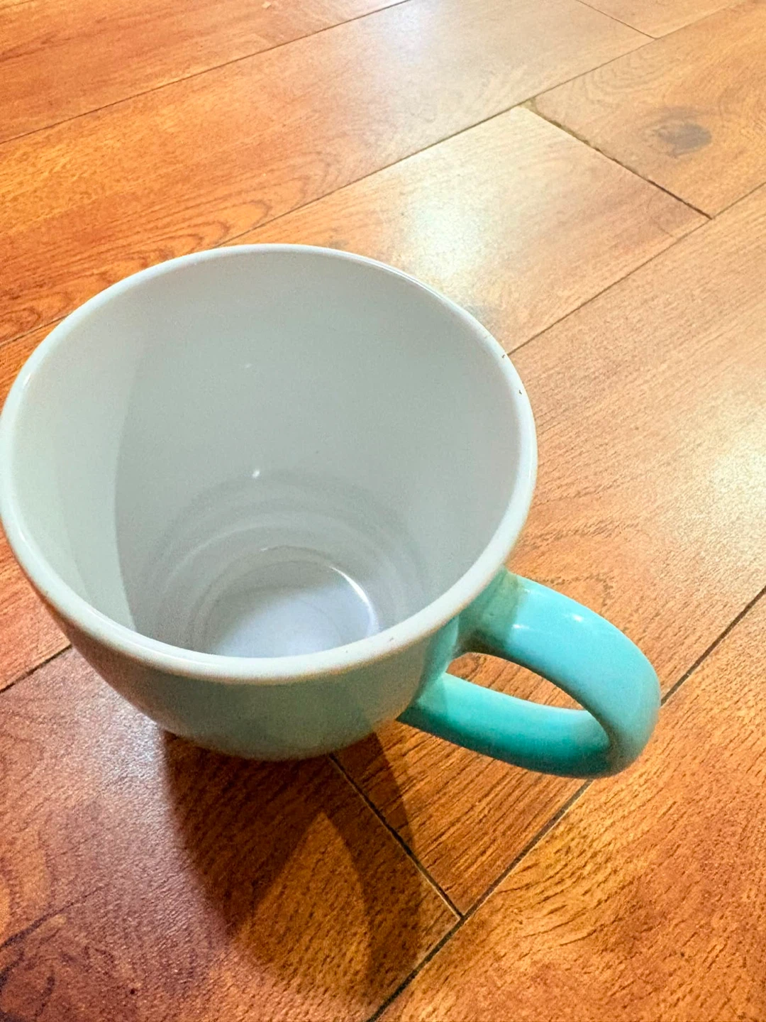 Light blue ceramic coffee mug - photo 5