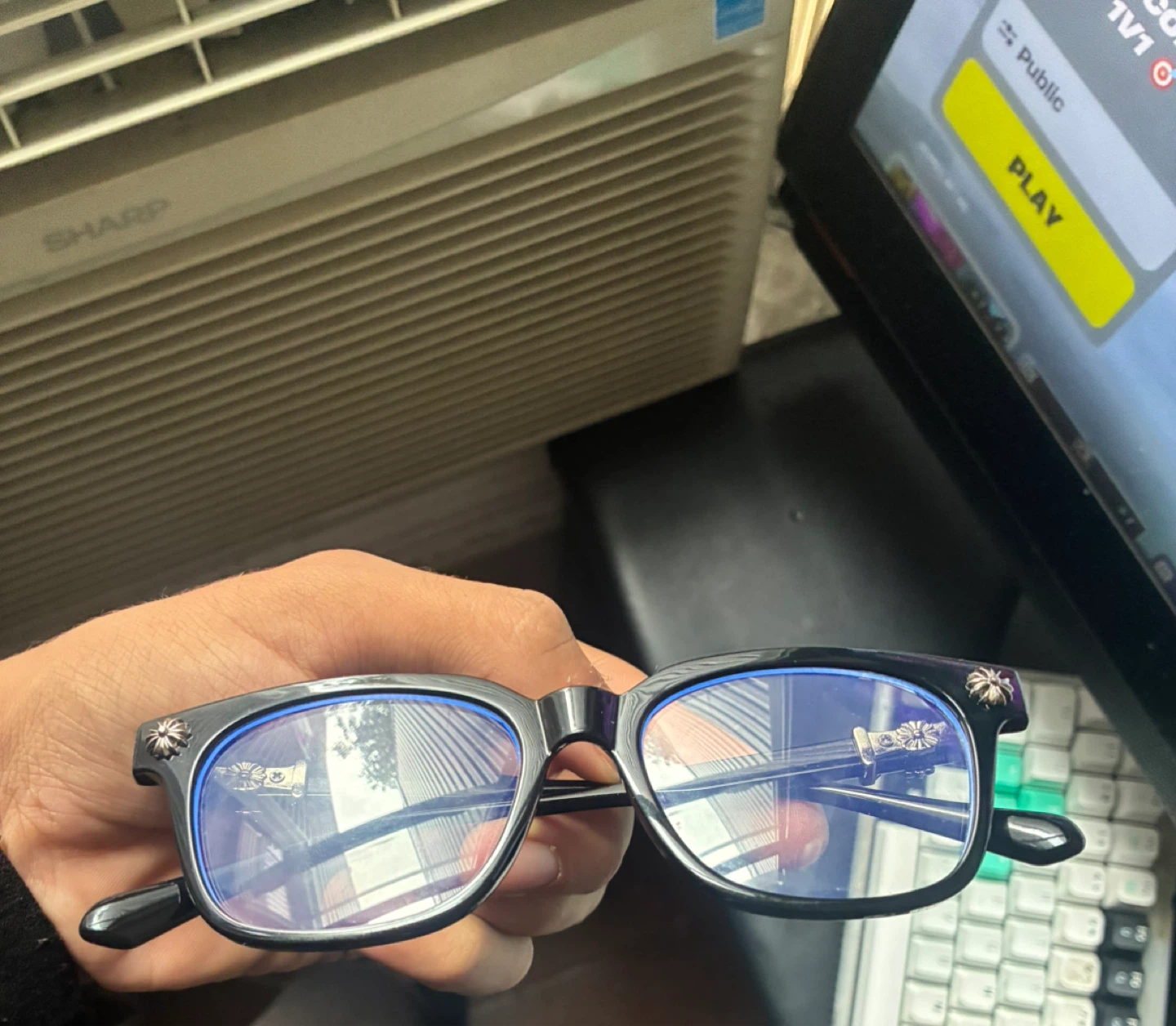 Chrome Hearts glasses blue light lens - photo 4