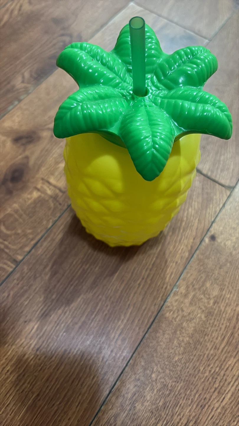 Pineapple shaped tumbler with straw - photo 2