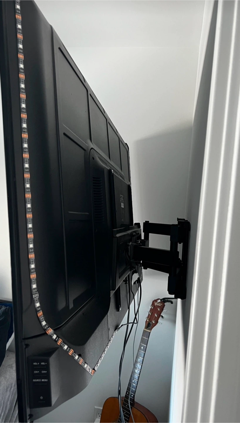 58” TV with LED Lights and brackets - photo 2