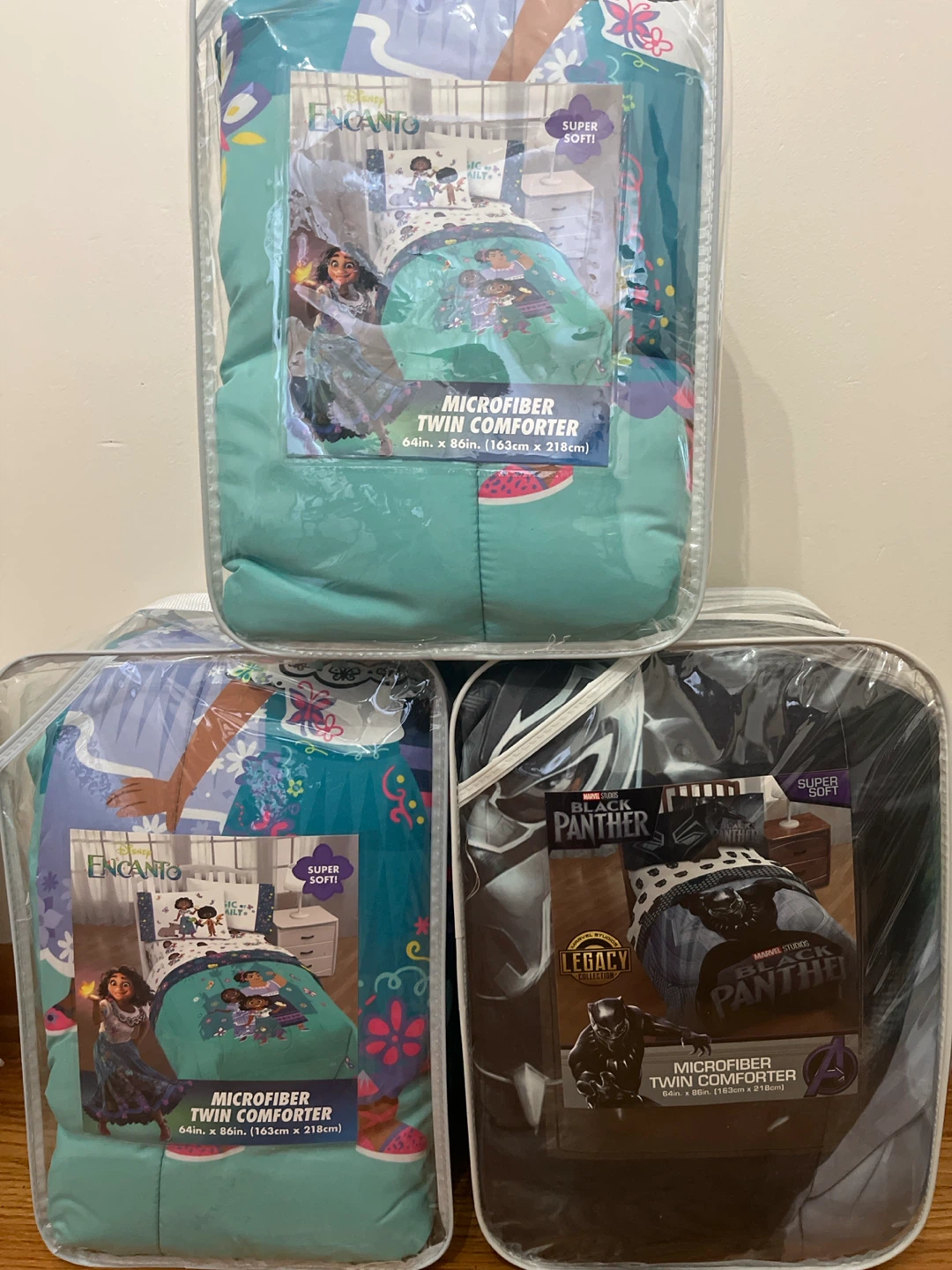 Disney Encanto and Marvel Black Panther Twin Comforters