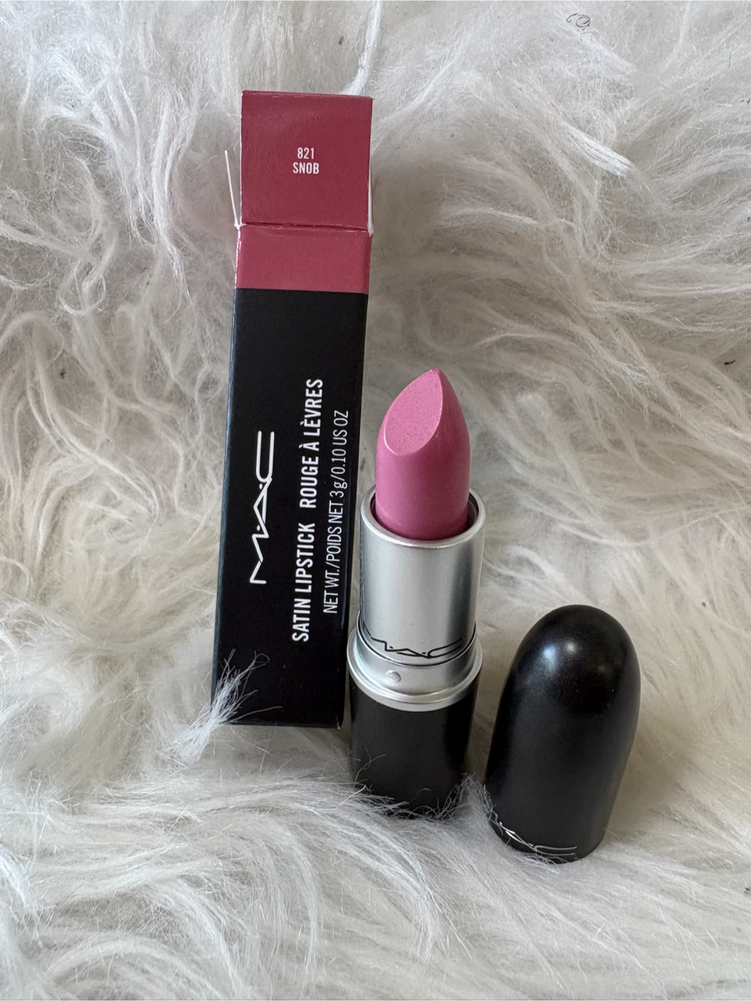 MAC Satin Lipstick - Snob 821