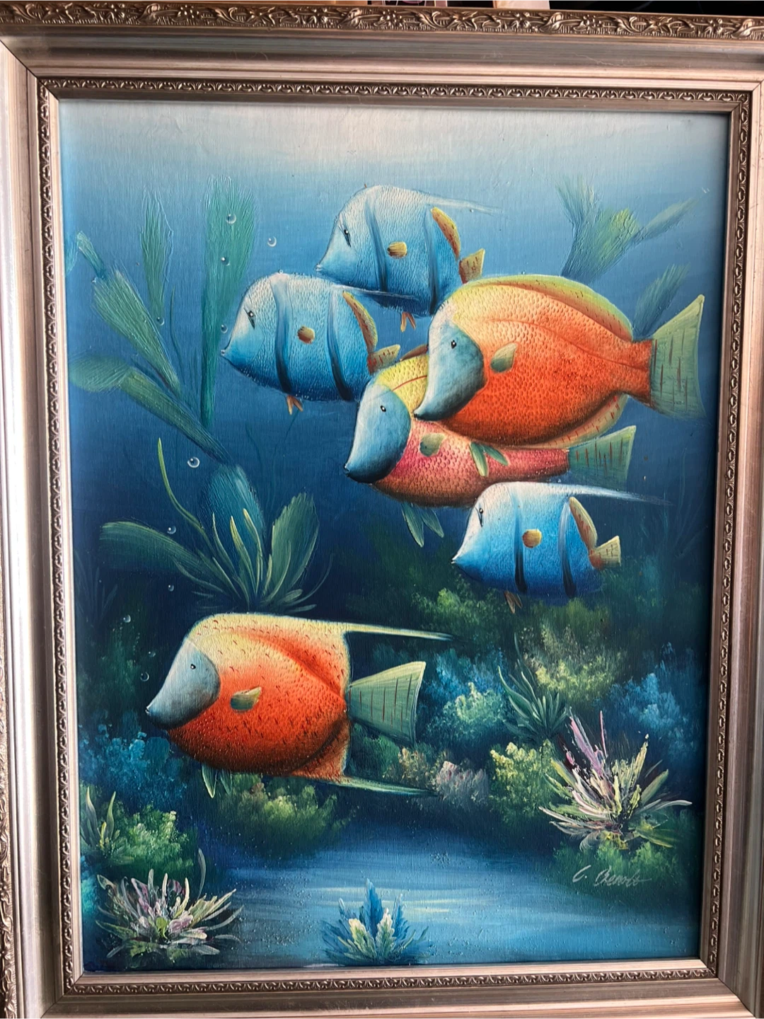 Two Framed Original Oil Paintings - photo 2