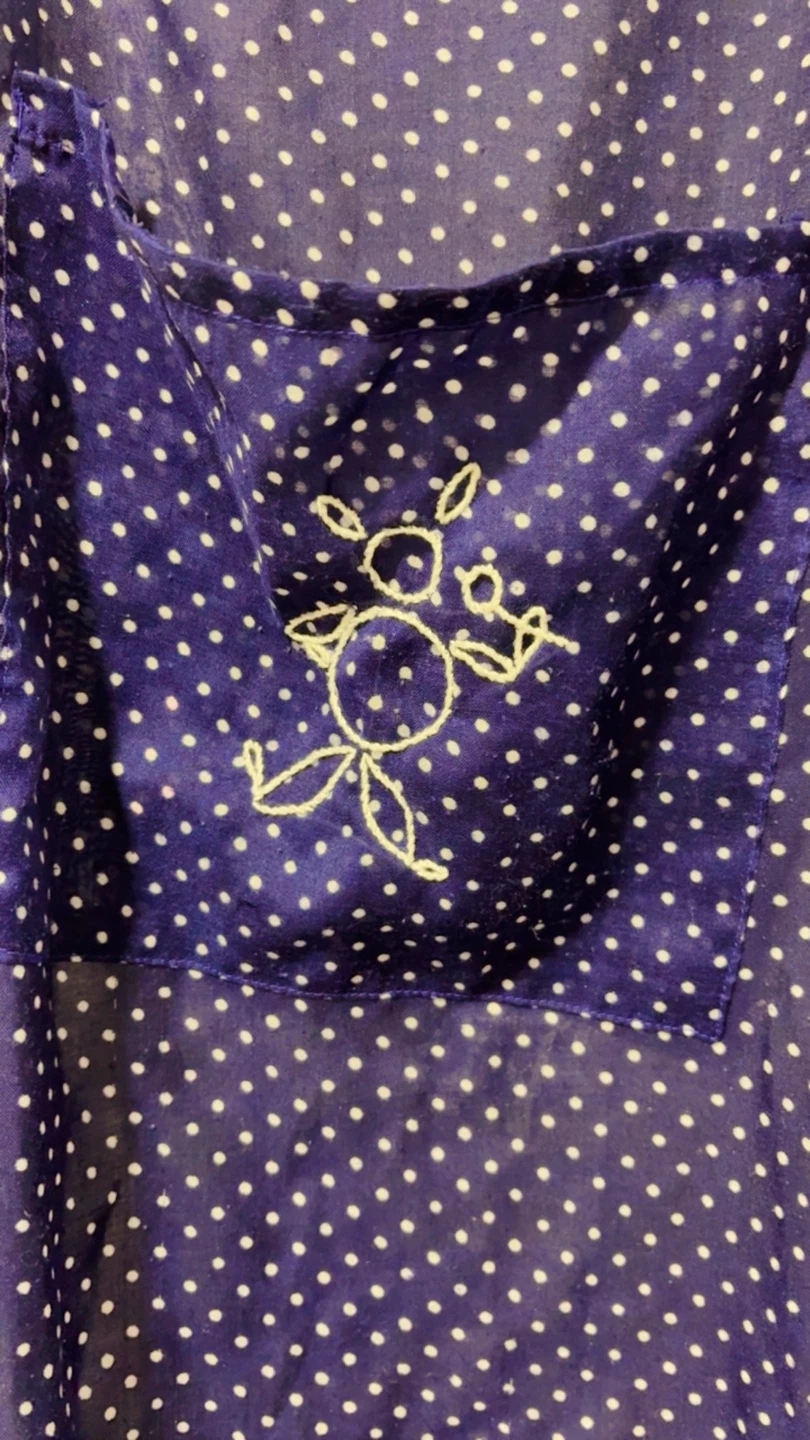 Blue Polka Dot Apron - photo 3