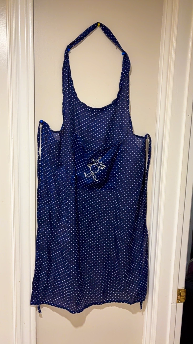 Blue Polka Dot Apron - photo 4