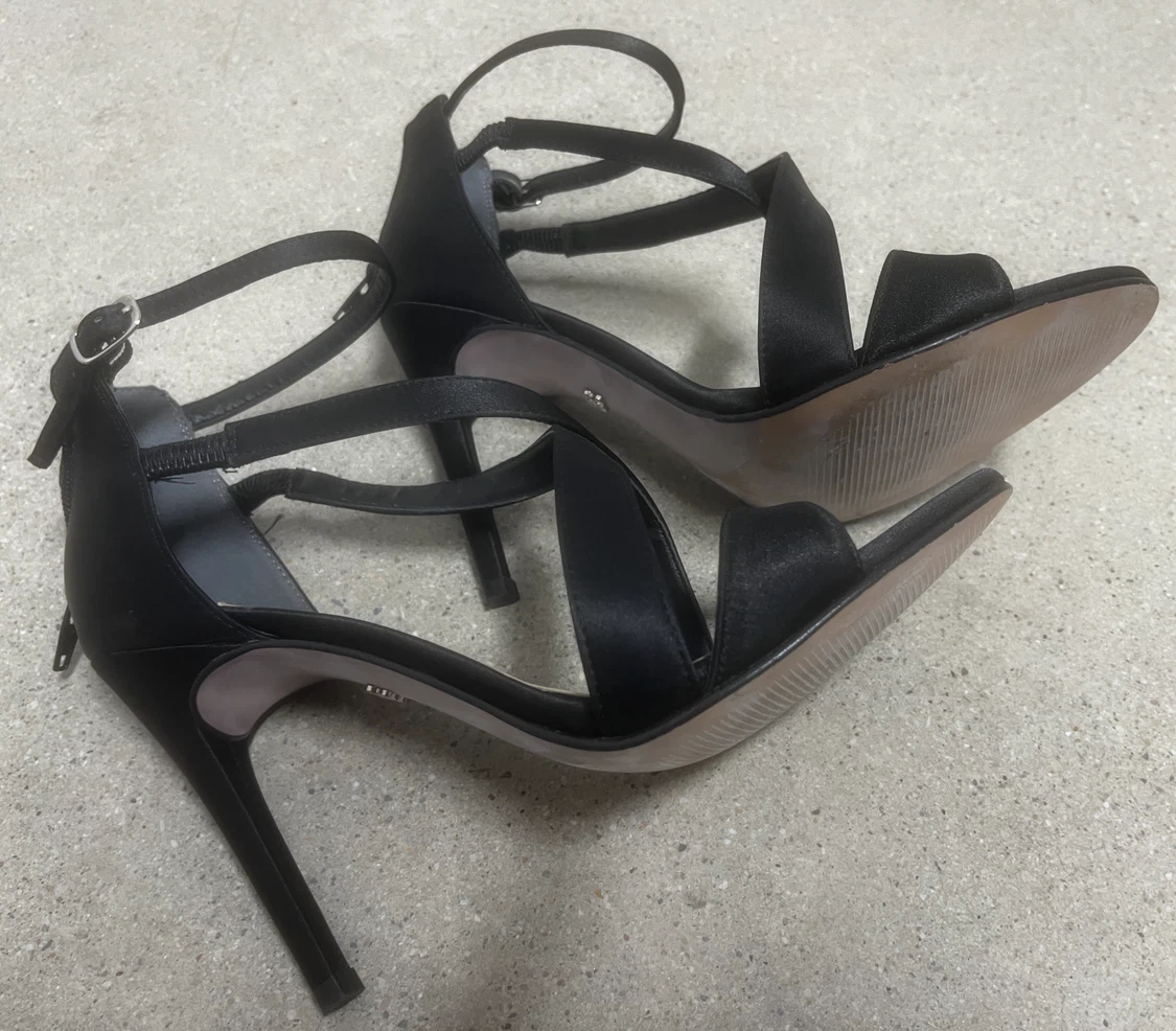 Andrea Premium Black Stiletto Sandals - photo 2