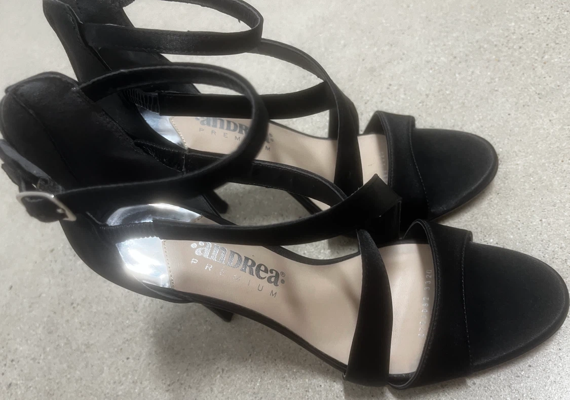 Andrea Premium Black Stiletto Sandals - photo 3