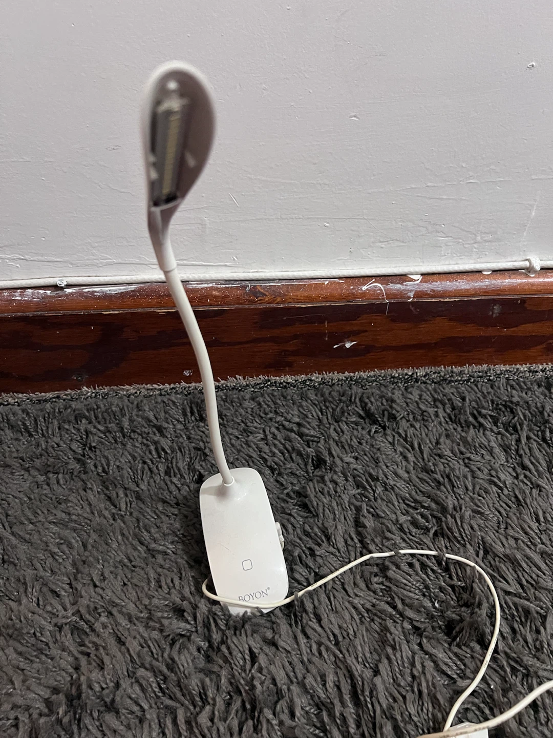 BOYON White LED Clip-On Desk Lamp - photo 2