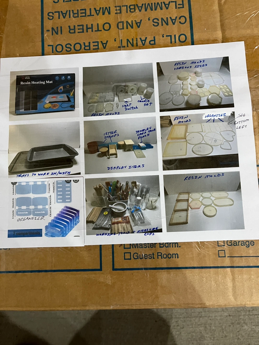 Epoxy Resin molds and accessories
