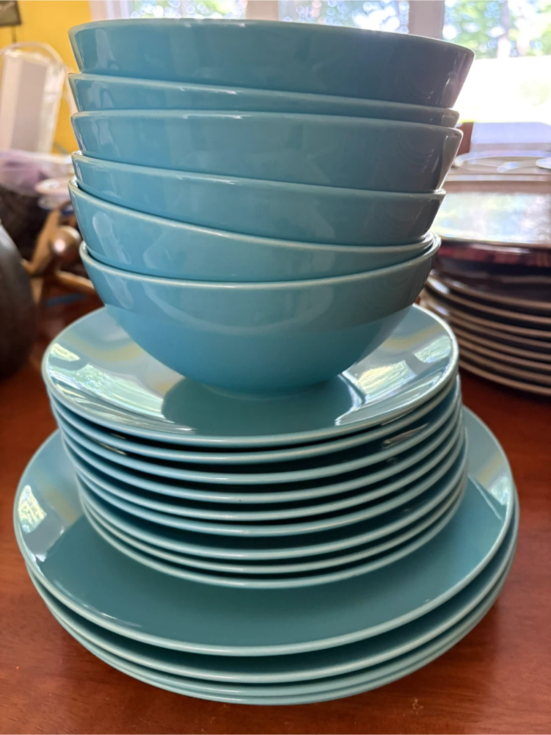 Blue IKEA Dishes