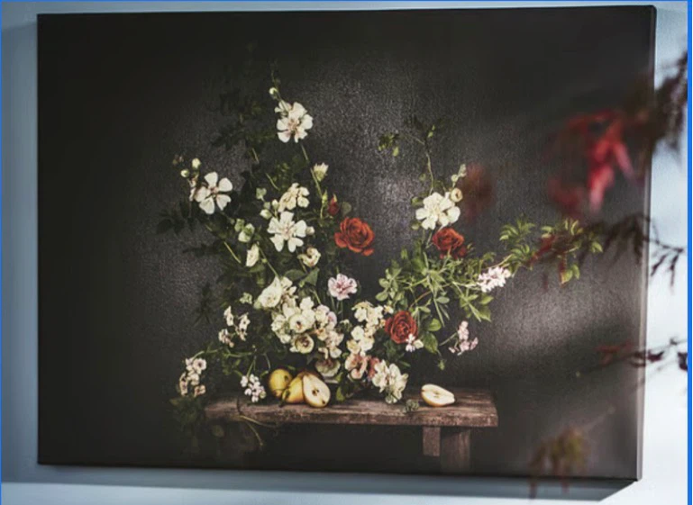 IKEA Floral Still Life Canvas Wall Art - photo 2