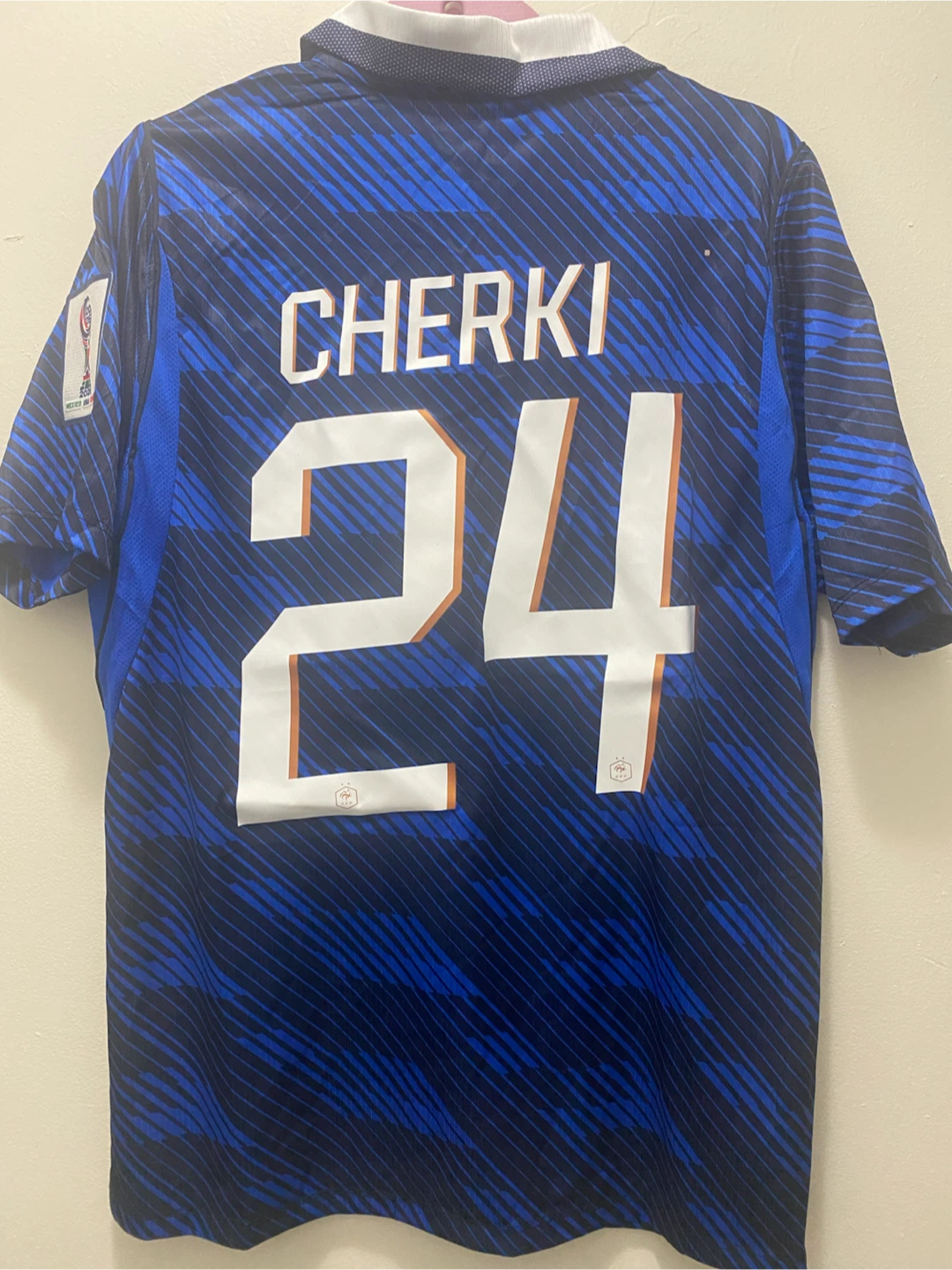 France National Team Cherki #24 Soccer Jersey