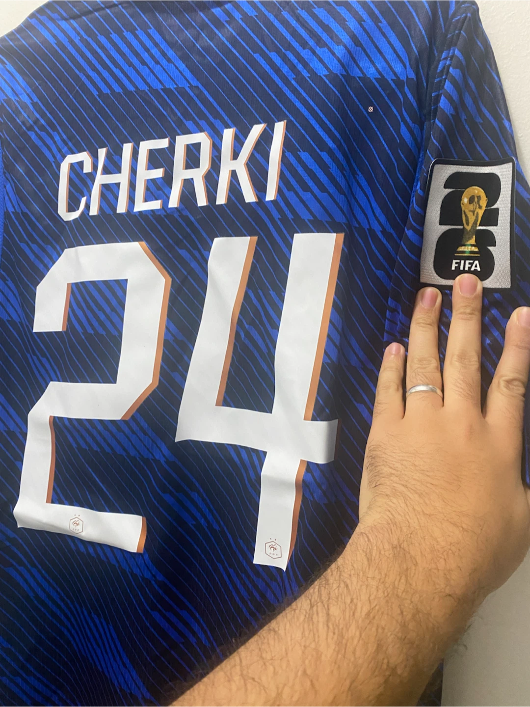 France National Team Cherki #24 Soccer Jersey - photo 4