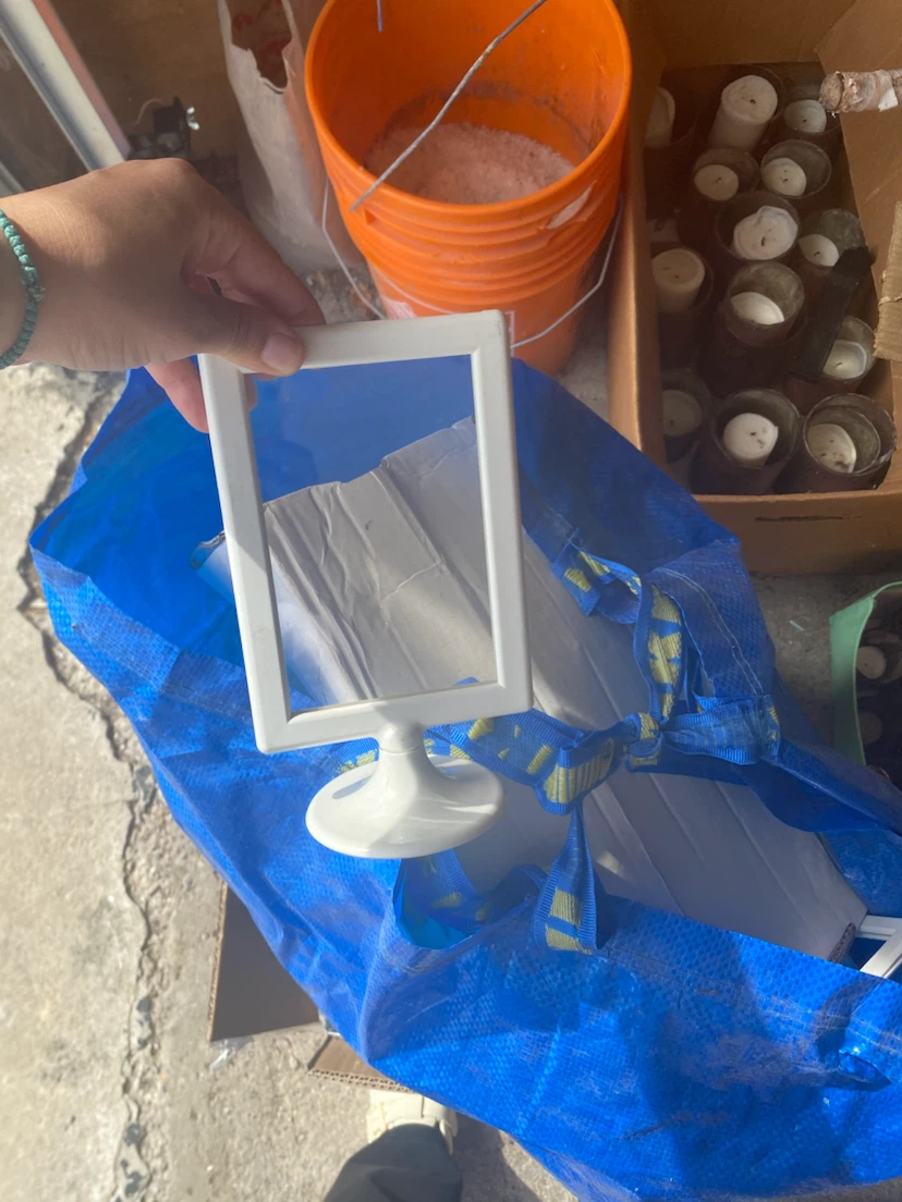 White Tabletop Photo Frame