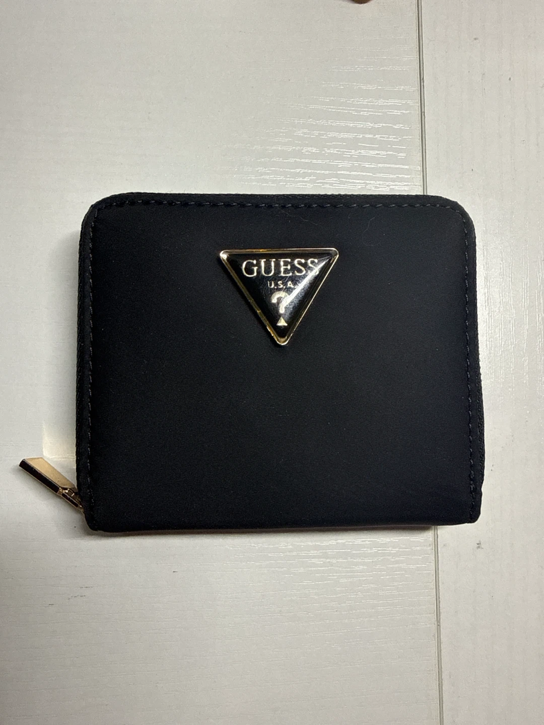 Guess Black Zip-Around Wallet