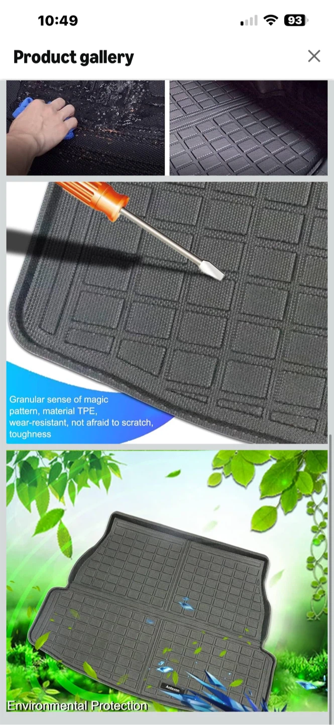 Antsvnn All-Weather Floor Mat Set for Toyota RAV4 2019-2026 - photo 2