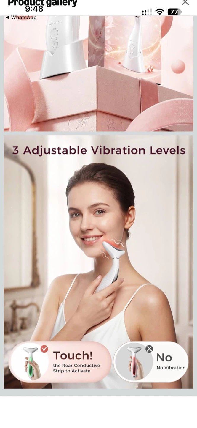 Aoyiray Face and Neck Massager