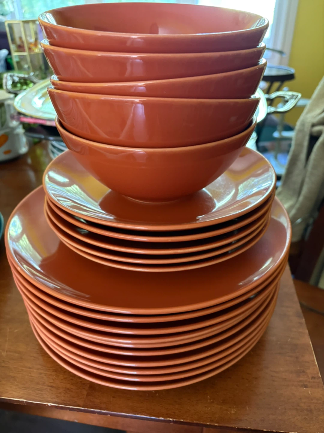 Orange IKEA Ceramic Dinnerware