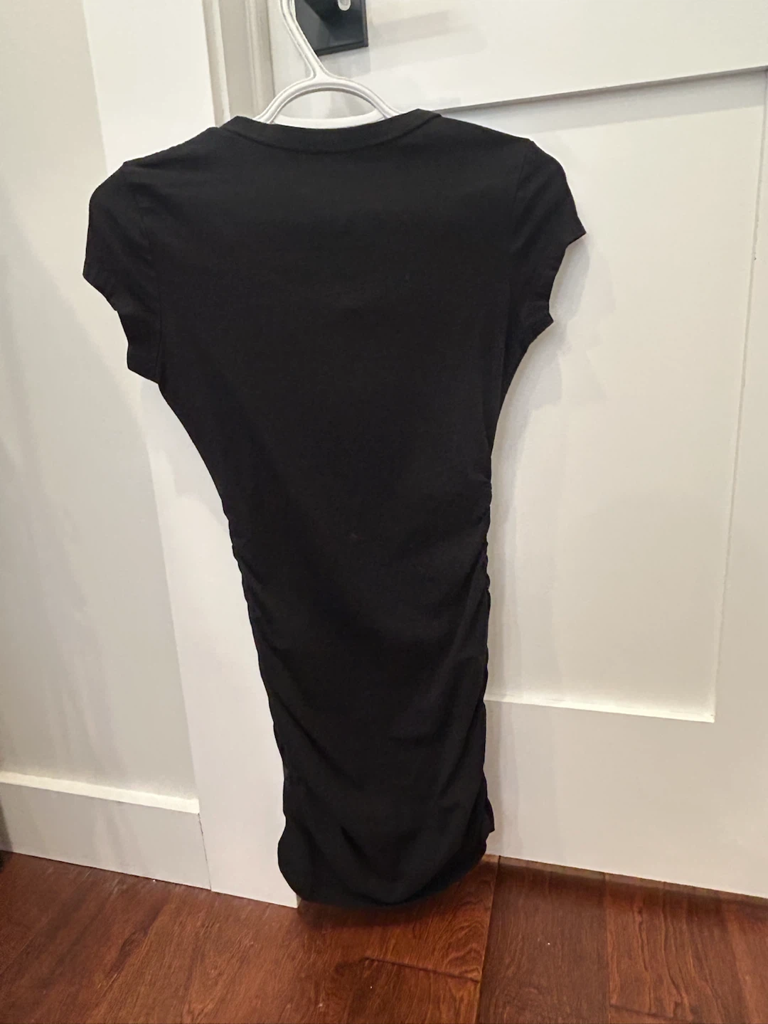 Black Ruched Bodycon Dress - photo 2
