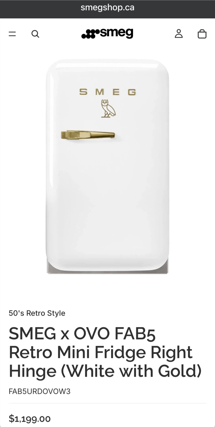 Smeg x OVO FAB5 Retro Mini Fridge - photo 3