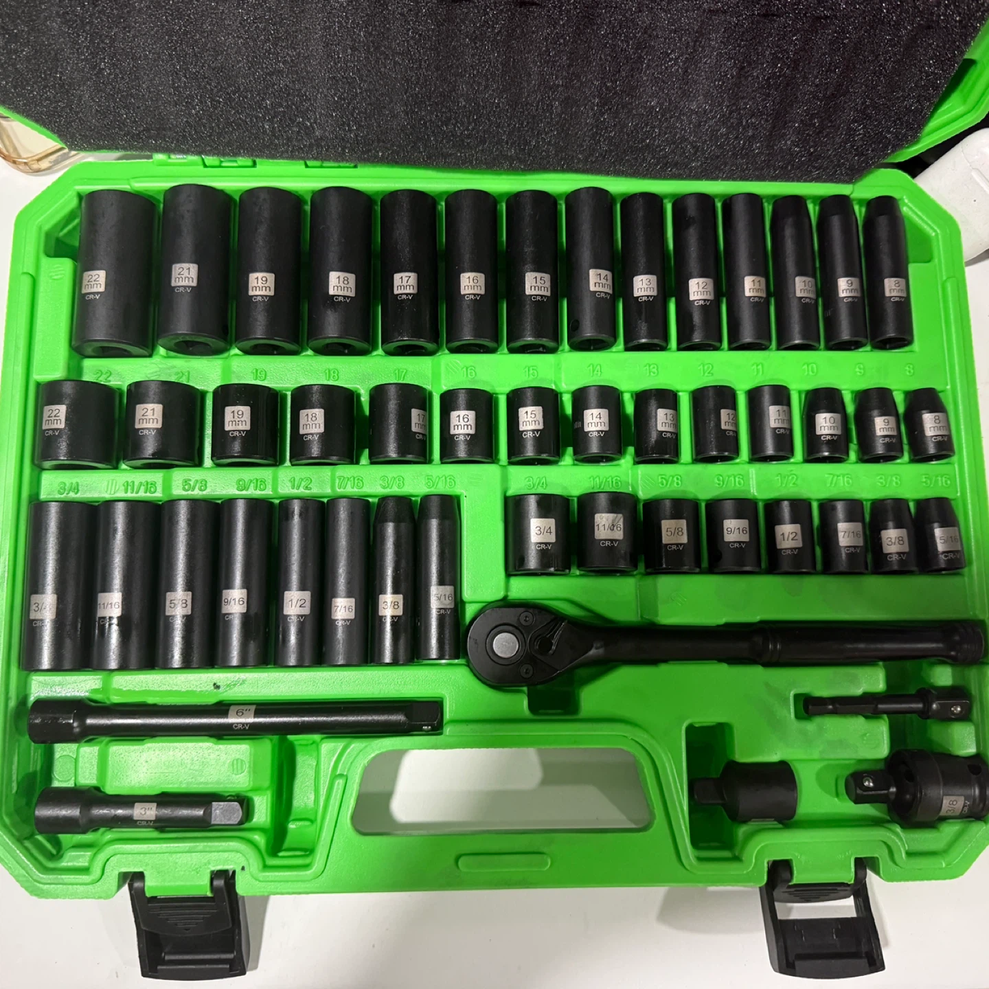 Comprehensive Metric and SAE Socket Wrench Set - photo 2
