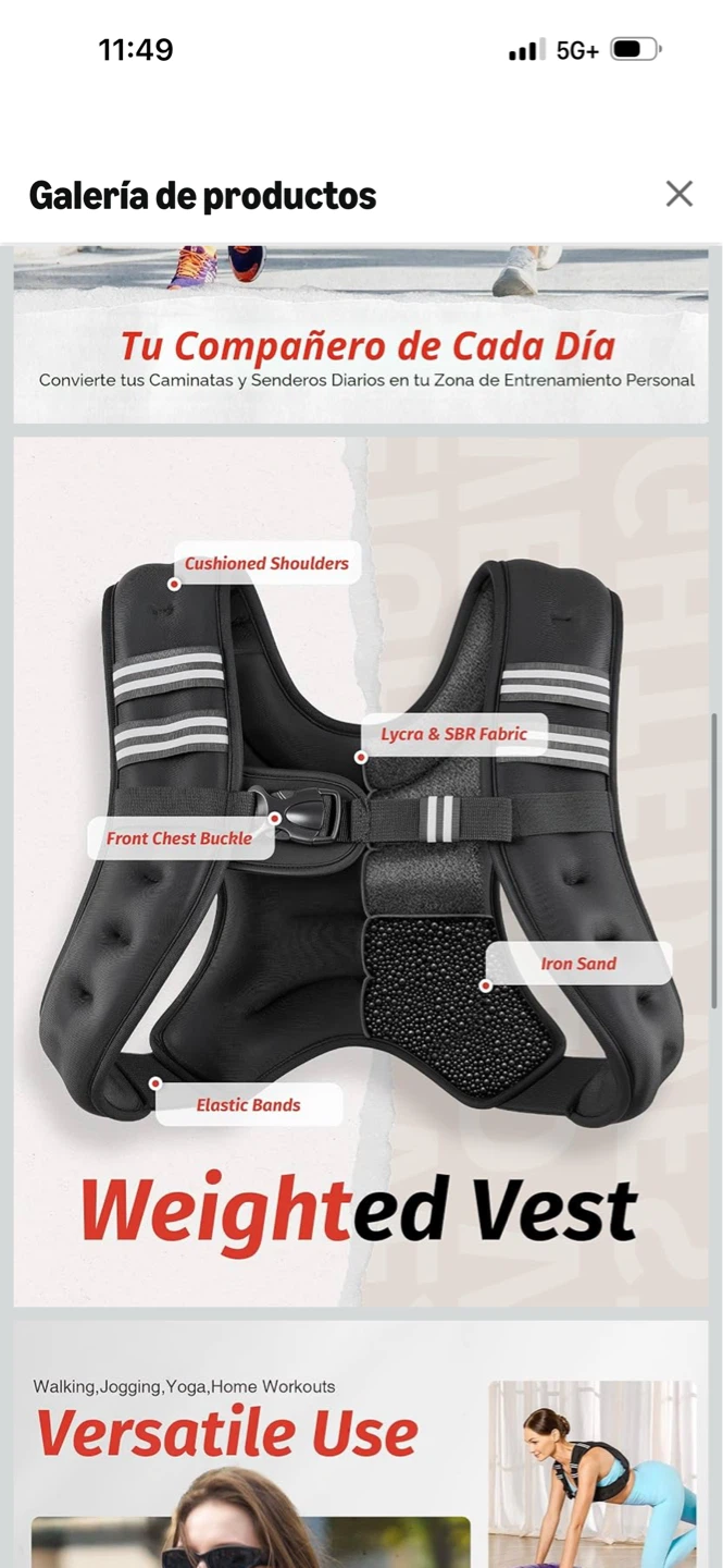 FitRx 12 lb Weighted Vest