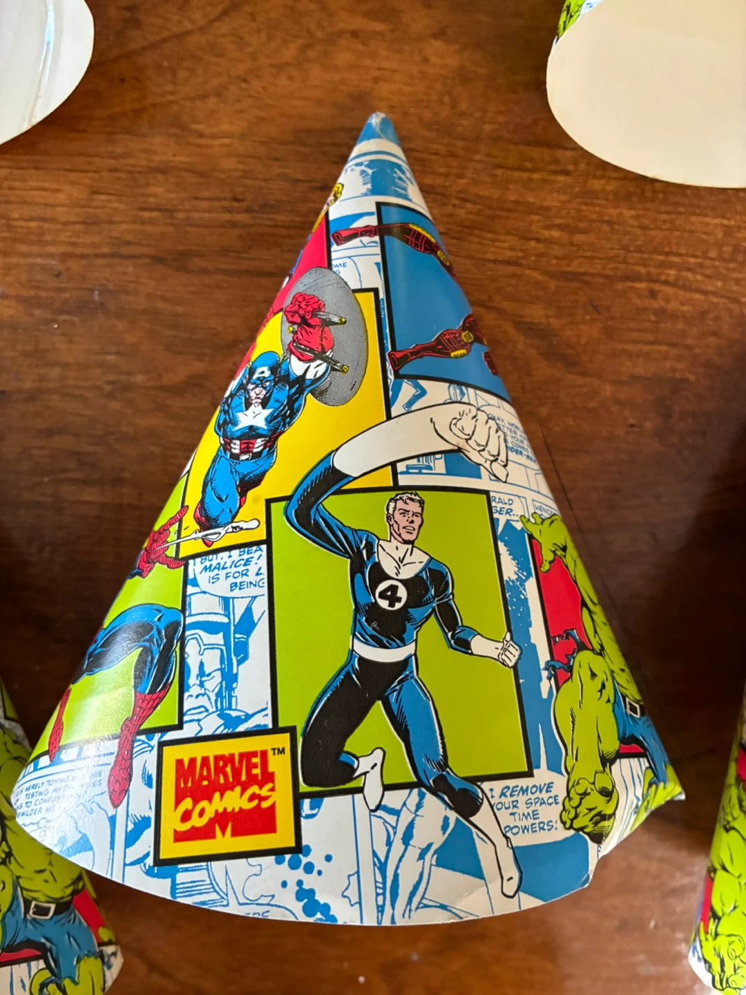 Vintage 1995 Marvel Comics Party Hats - photo 2