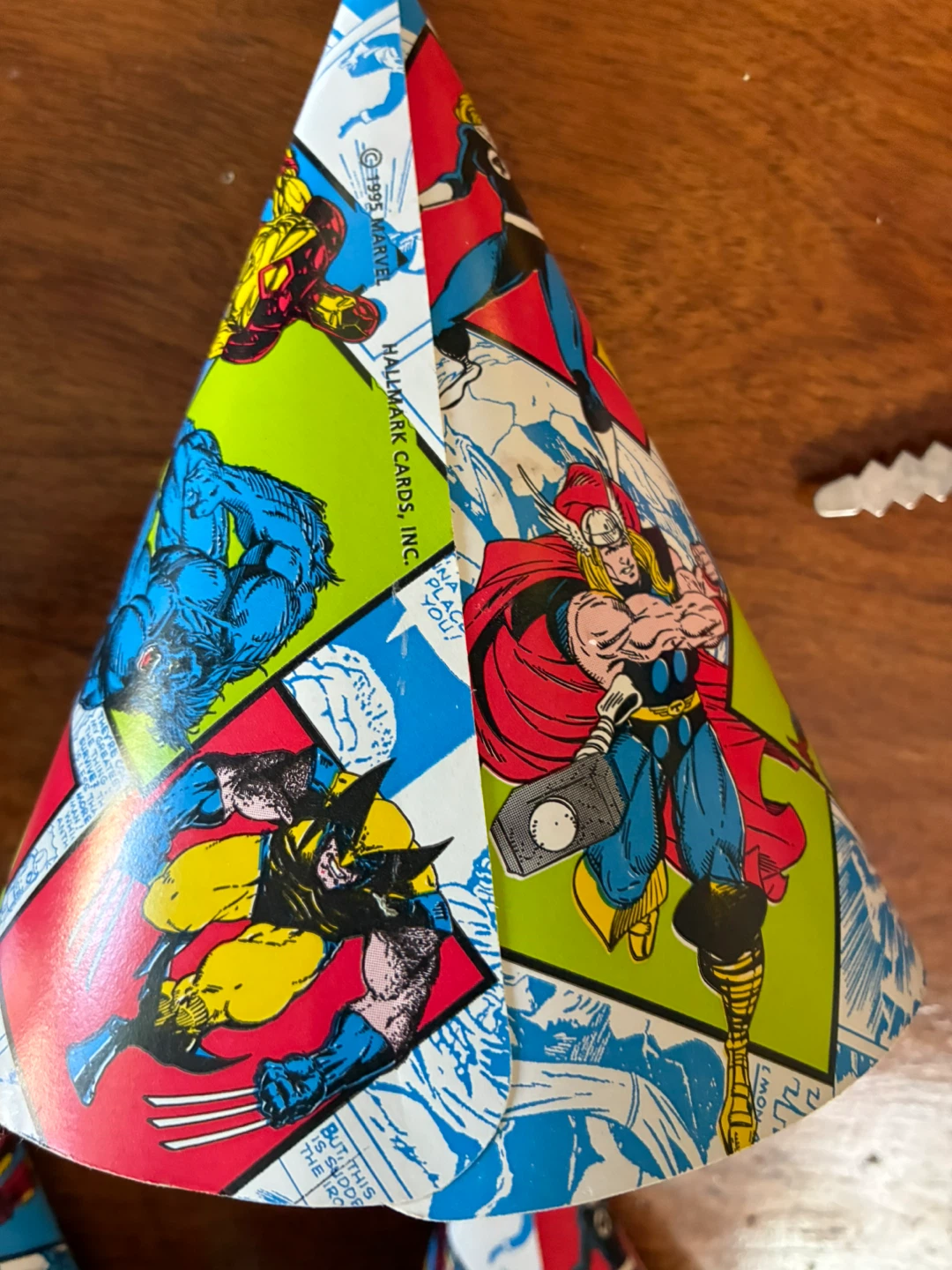 Vintage 1995 Marvel Comics Party Hats - photo 3