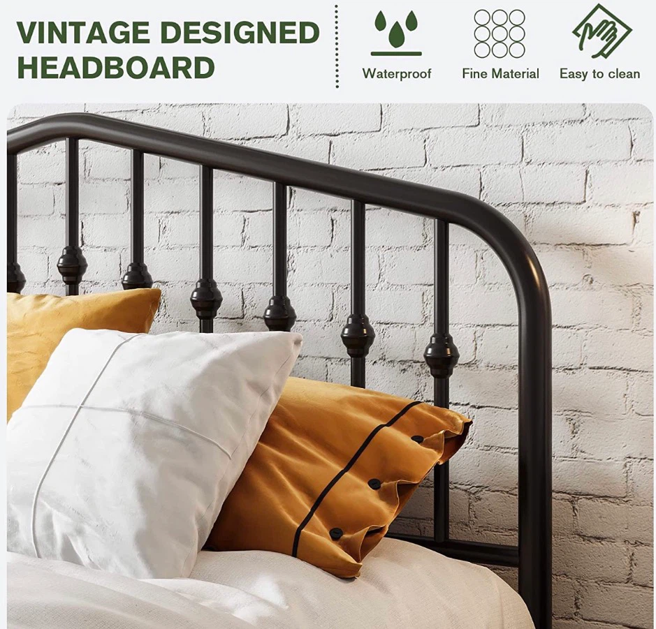 Vintage Style Metal Bed Frame - photo 4