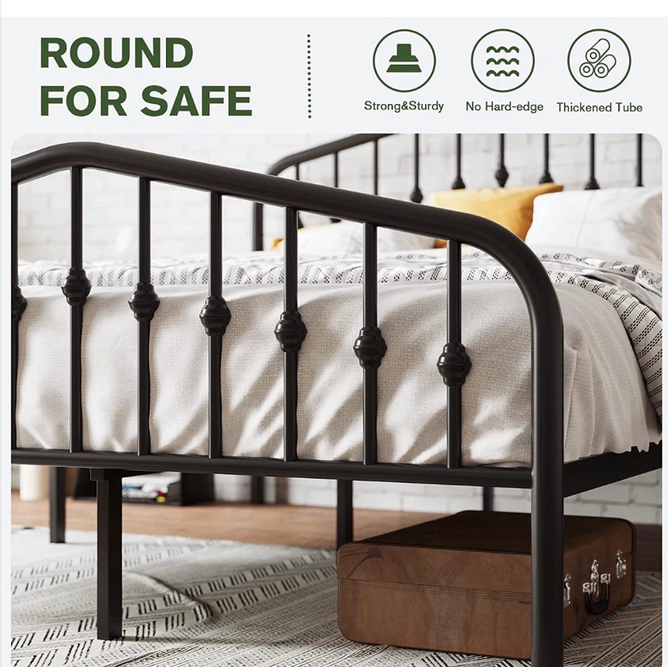 Vintage Style Metal Bed Frame - photo 5