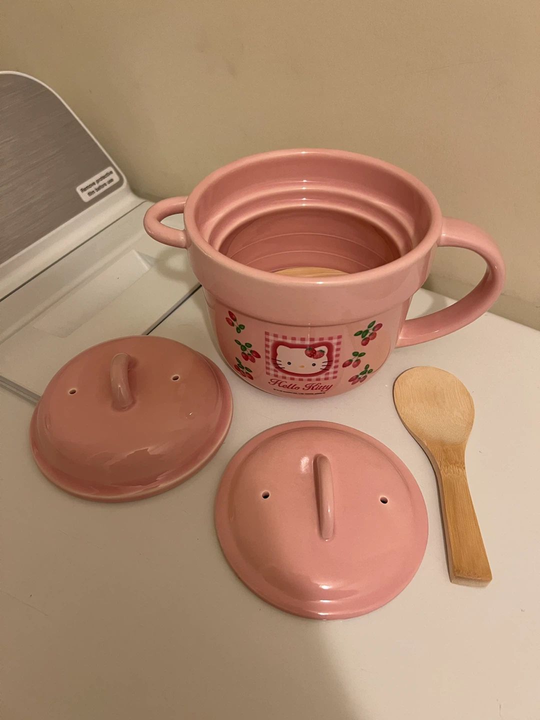 Hello Kitty Pink Ceramic Cooking Pot Set - photo 2