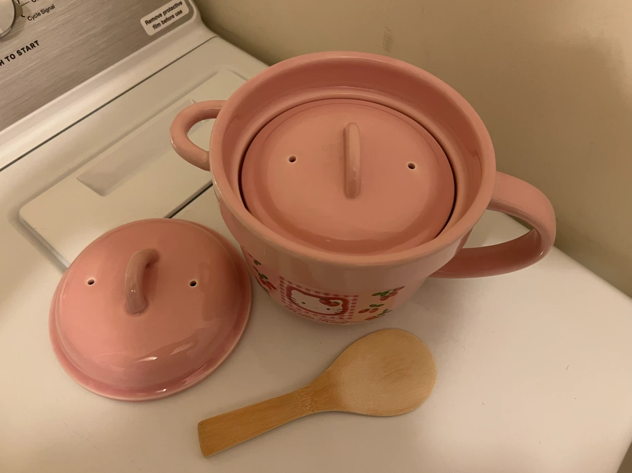 Hello Kitty Pink Ceramic Cooking Pot Set - photo 4