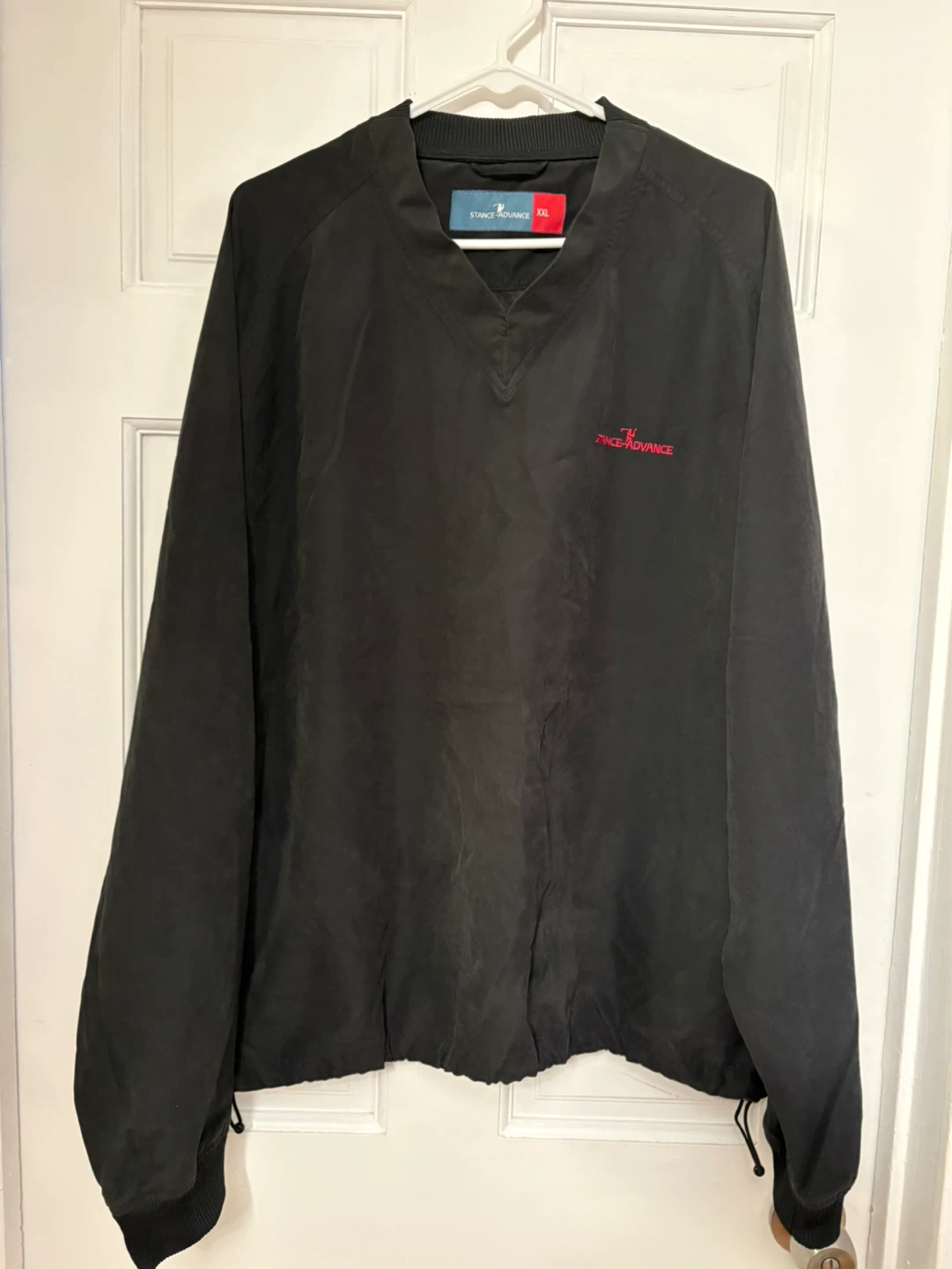 Stance Advance Black Pullover Windbreaker