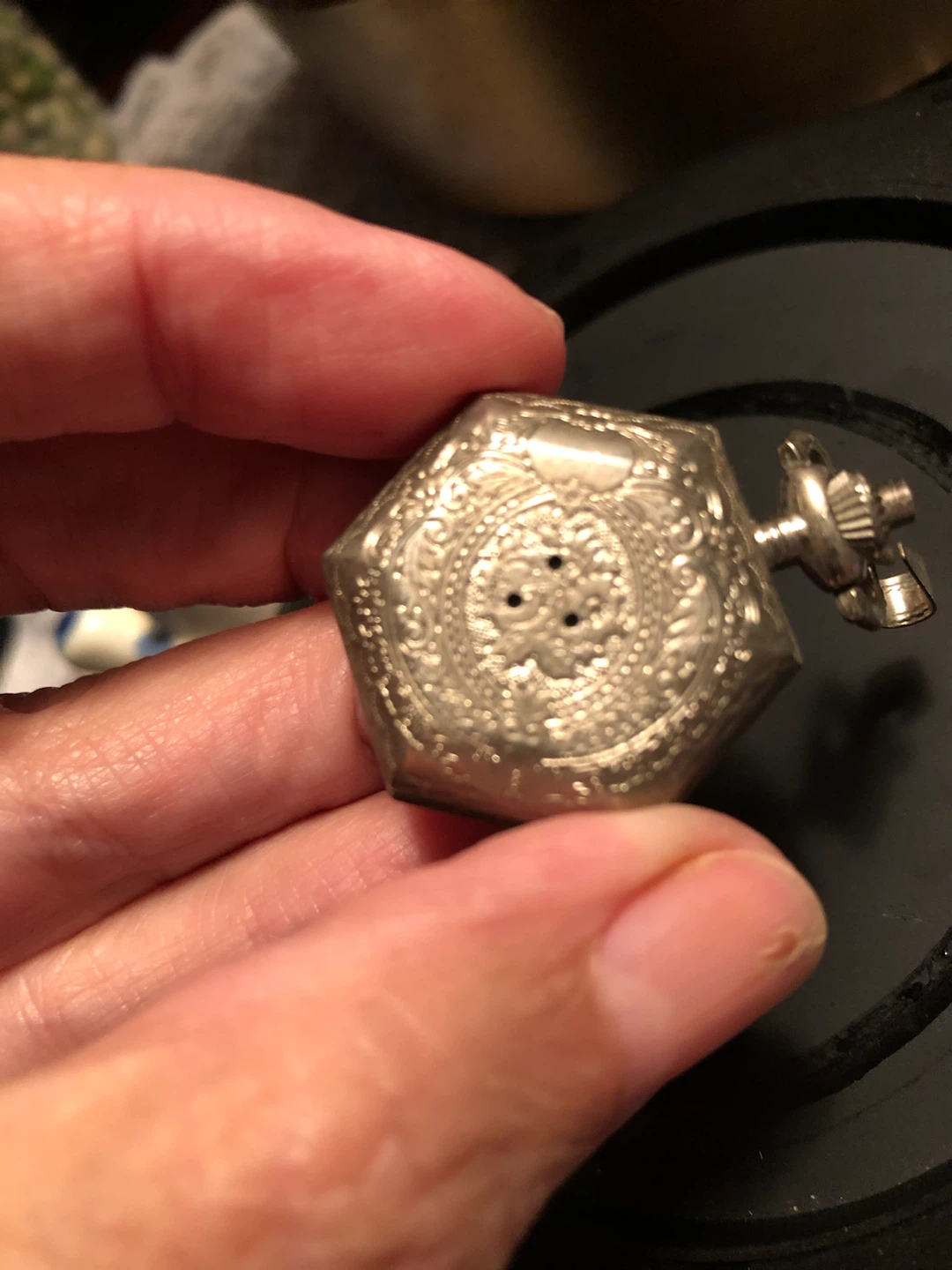 Vintage Hexagonal Pendant Pocket Watch - photo 4