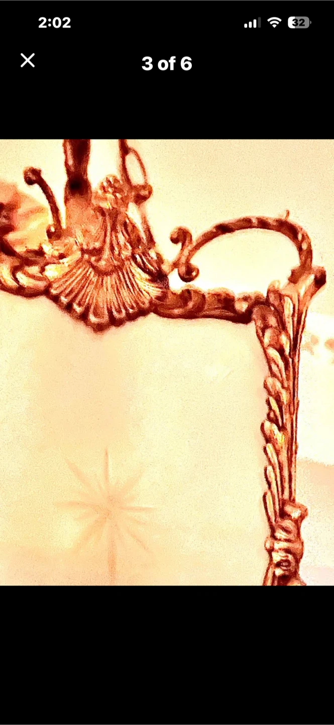 Antique hanging crown pendant lamp - photo 3